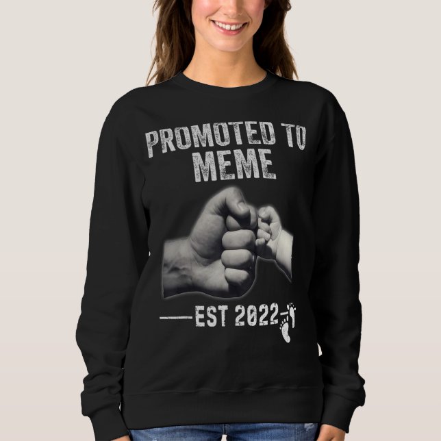 Moletom Promovida Para Meme 2022 Nova Mãe 2022 Dia Da Mãe  (Frente)