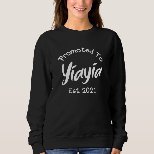 Moletom Promovido A Yiayia Est 2021 (Frente)