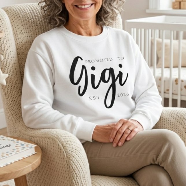 Moletom Promovido Para Design de Script da Família Gigi Co (Criador carregado)