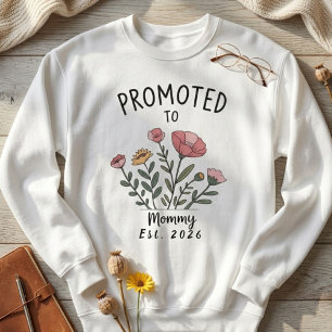 Moletom Promovido para Estilo Ano Floral Mamãe