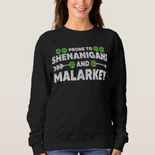 Moletom Pronta Para Shenanigans E Rua Malarkey Engraçado P