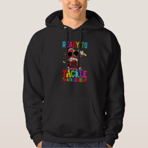 Moletom Pronto Para Enfrentar o 4º Ano Futebol Dabbing 1º