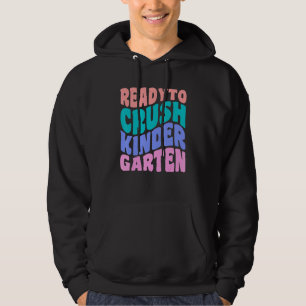 Moletom Pronto Para Esmagar Texto Ondulado Do Jardim De In