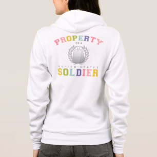 Moletom Propriedade de um soldado dos E.U. (colorido)