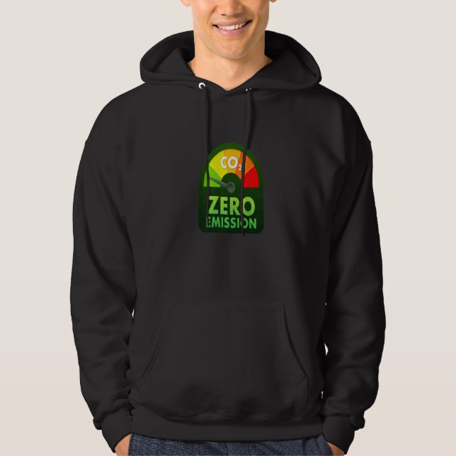 Moletom Proprietário de Emissões Zero   Dirija Carro Elétr (Frente)