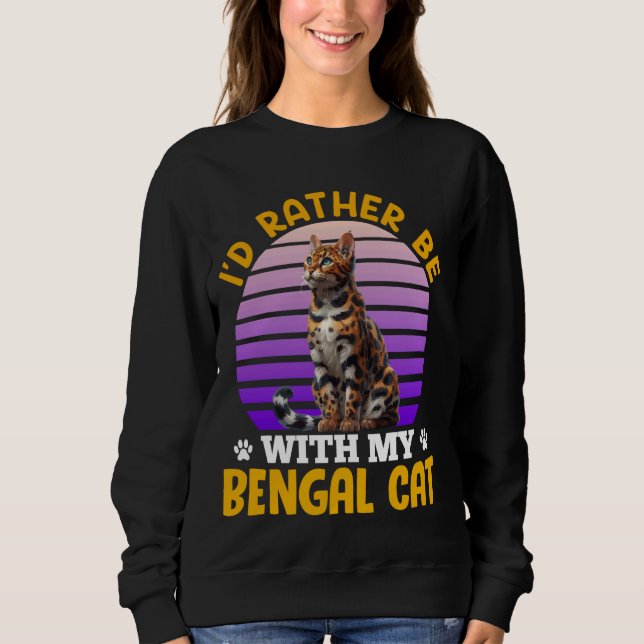 Moletom Proprietário De Gato, PREFERENCIALMENTE ESTAR COM  (Frente)