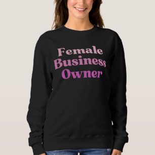 Moletom Proprietário do negócio feminino