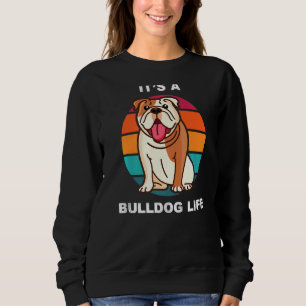 Moletom Proprietários de Bulldog Bonitos É uma Vida de Bul