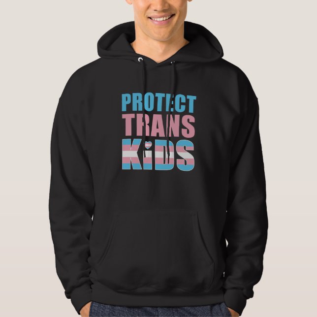 Moletom Protect Trans Kids LGBT Support (Frente)