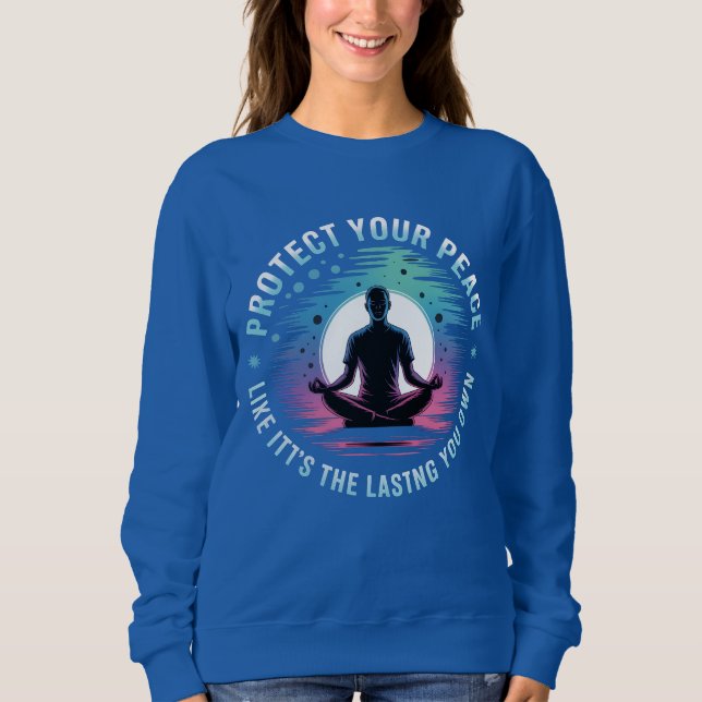 Moletom Protect Your Peace - Mindfulness Tee (Frente)