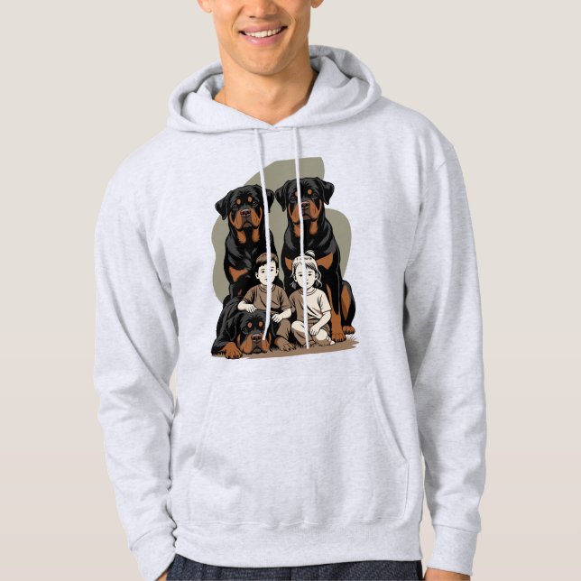 Moletom protective guard dog, rottweiler (Frente)