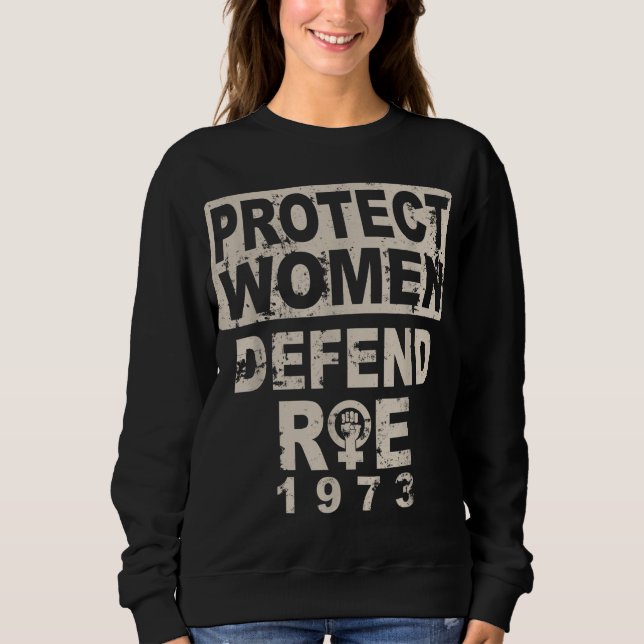 Moletom Proteger as mulheres na defesa dos direitos das mu (Frente)