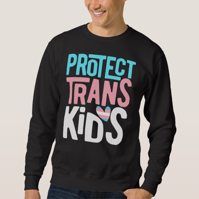 Moletom Proteger Homens do Orgulho Lgbt Transgênero de Cri (Frente)