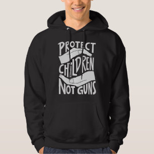 Moletom Proteja Crianças Não Armas Laranja