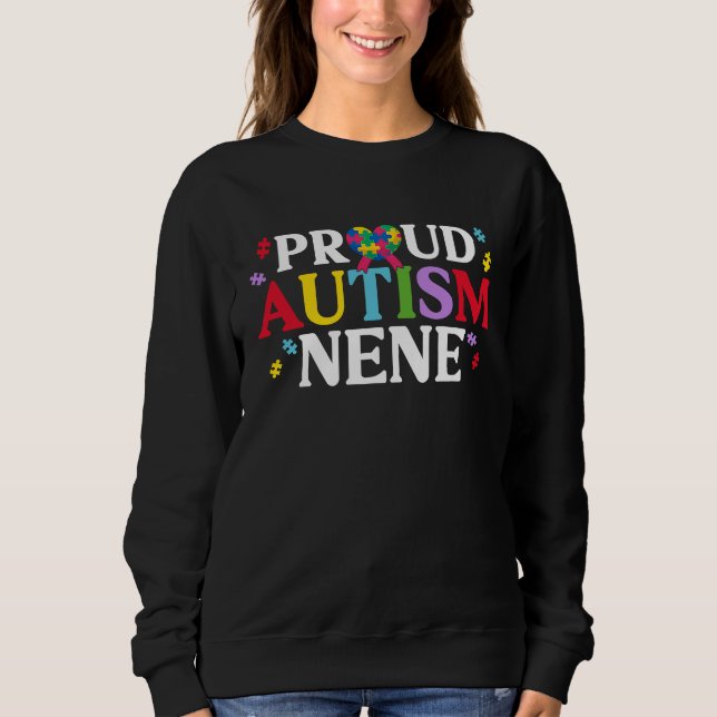 Moletom Proud Autism Nene Matching Family Autism Awareness (Frente)