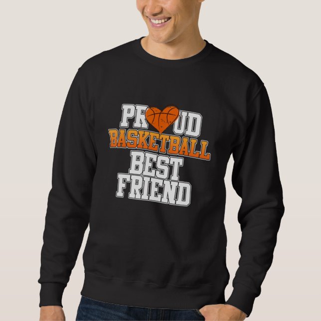 Moletom Proud Basketball Player Friend Sports Lover Coach  (Frente)