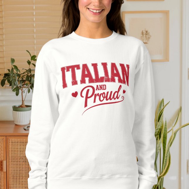 Moletom Proud Italian apparel, Gift for Italians (Criador carregado)