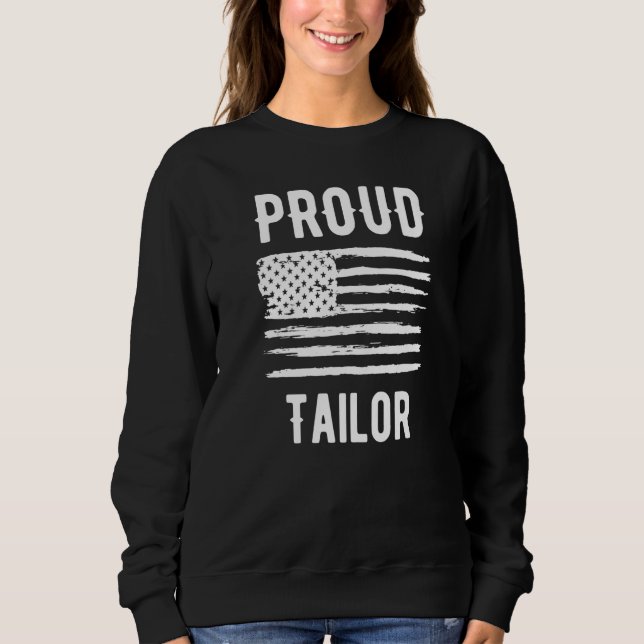 Moletom Proud Tailor Profession American Flag Premium (Frente)