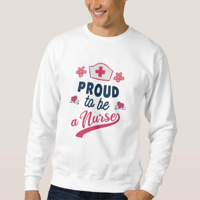 Moletom Proud to be a Nurse (Frente)