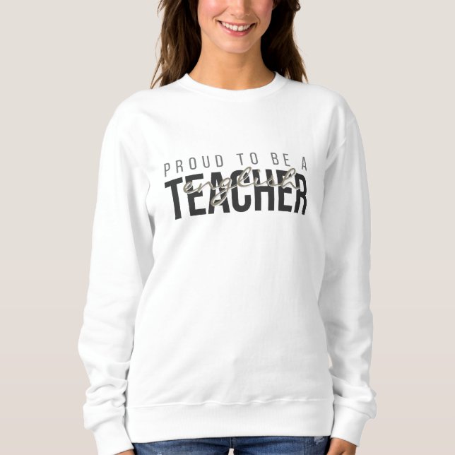 Moletom Proud to Be an English Teacher – Professional  (Frente)