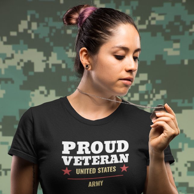 Moletom Proud Veteran – United States Army Women’s  (Criador carregado)