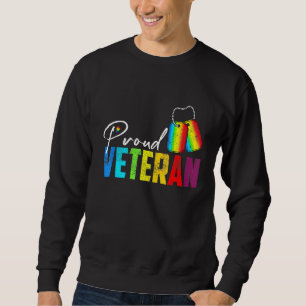 Moletom Proud Veterano Trans Militar LGBTQ Gay