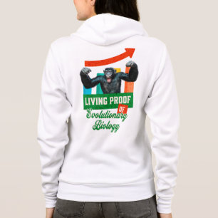 Moletom Prova viva da Biologia Evolutiva Chimp Engraçado