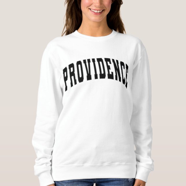 Moletom Providence RI Vintage Varsity Style Sweets (Frente)