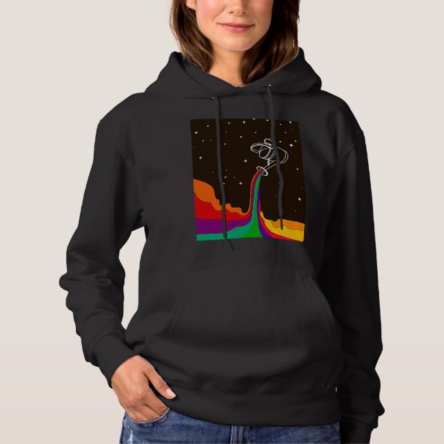 Moletom Psychedelic Universe Colour Rainbow Space Abstract (Frente)