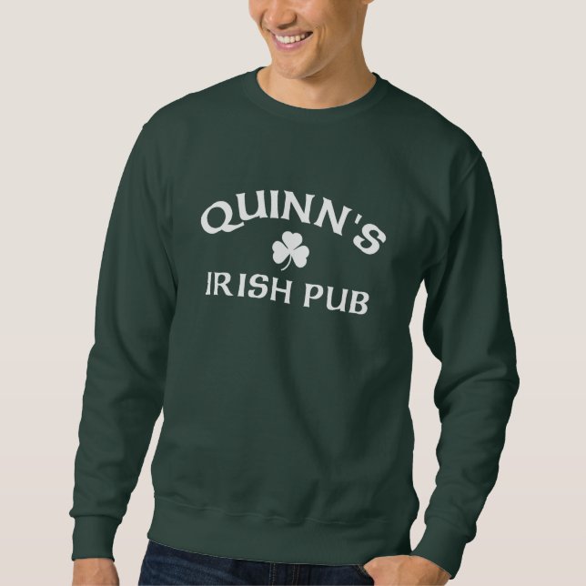 Moletom Pub Irlandês de Quinn  (Frente)