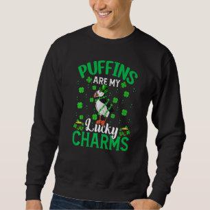 Moletom Puffins Engraçados São Meus Charmes Sortudos, Puff
