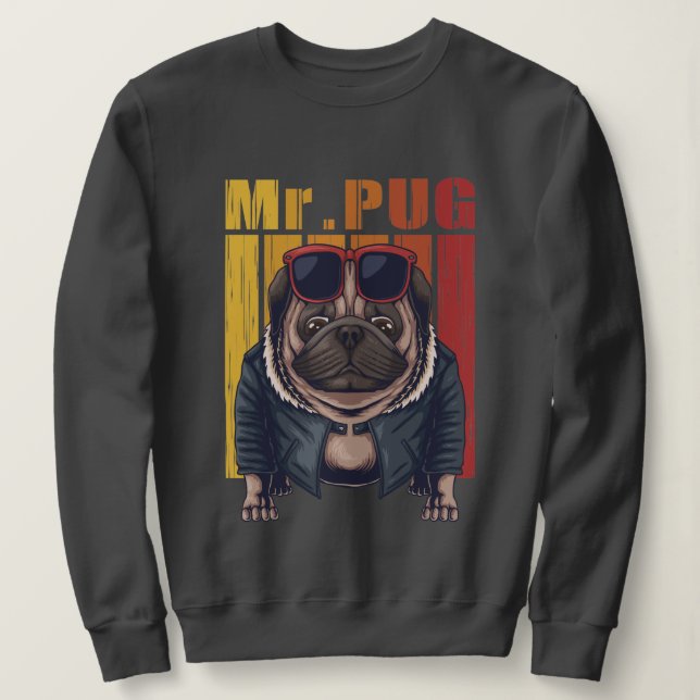 Moletom Pug (Frente do Design)