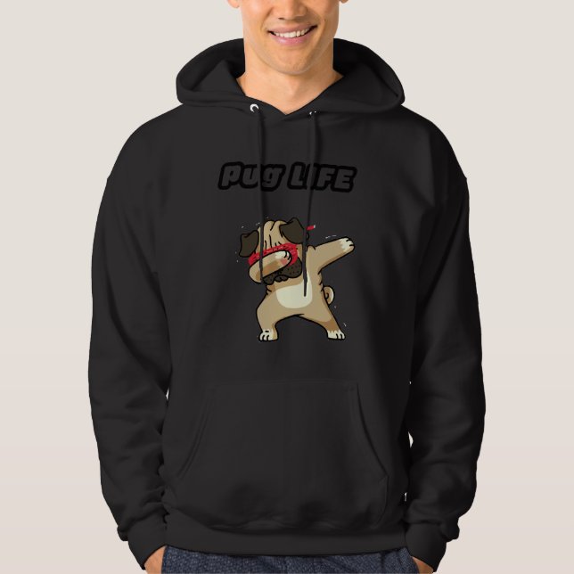 Moletom PUG ama vida de cachorro Clássico T-Shirt 681 (Frente)