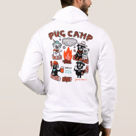 Moletom Pug Camp 2024 Zip-up Hoodie