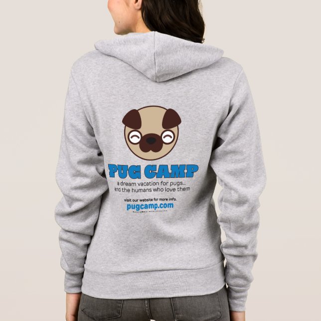 Moletom Pug Camp Hoodie Oficial (Verso)