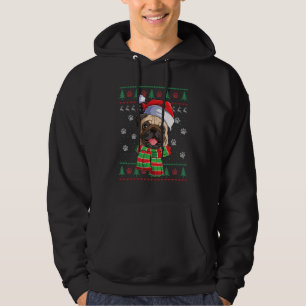 Moletom Pug Christmas Lights Santa Hog Ugly Sweater