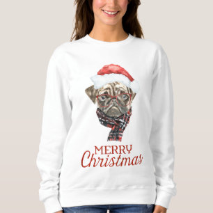 Moletom Pug Christmas Sweet