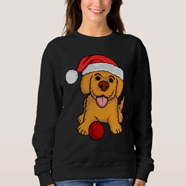 Moletom Pug Christmas Tree Dog Santa Merry Pugmas (Frente)