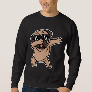 Moletom Pug Dabbing Com Óculos De Sol Essencial T-Shirt 57