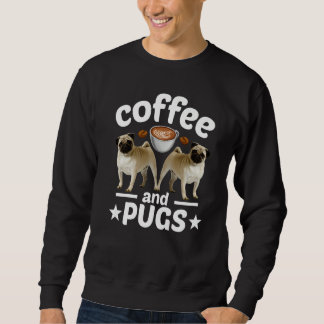 Moletom Pug Dog   Coffee And Pug