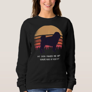 Moletom Pug Dog Retro 8