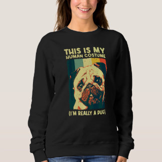 Moletom Pug Fofo Para Homens Mulheres Pet Cão Cachorrinho 