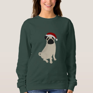 Moletom Pug Holiday Sweatshirt
