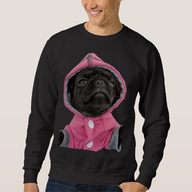 Moletom Pug Hug Classic T-Shirt 680 (Frente)