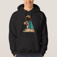 Pug I Love Nana Tattoo Roupa Cachorro Nana Madre D