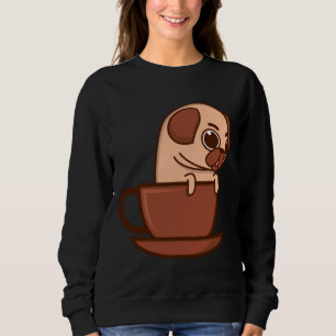 Moletom Pug In A Mug Cute Pug Presente Para Pug Lover Esse