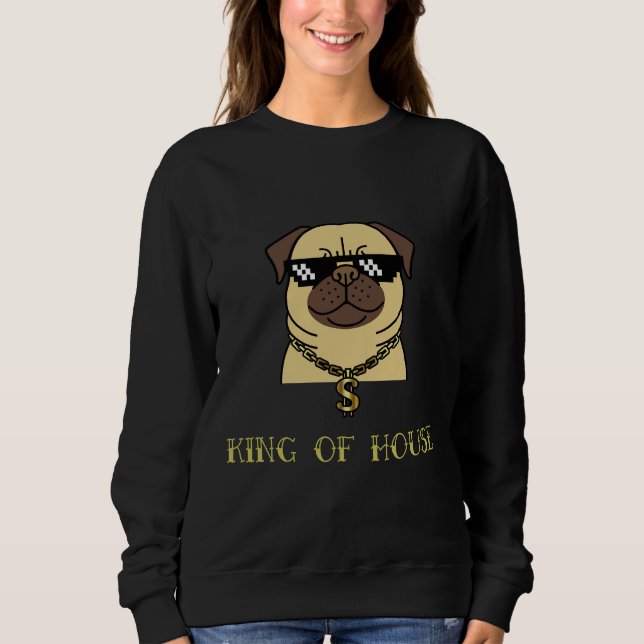 Moletom Pug King of House Essential T-Shirt 604 (Frente)