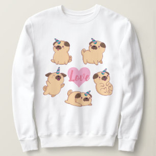 Moletom Pug Love