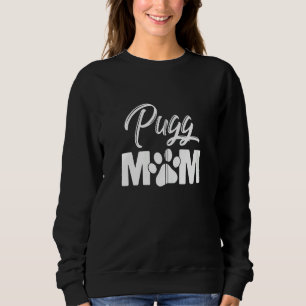 Moletom Pug Mamãe Cachorro Mamãe Engraçado Pug Lover Penso