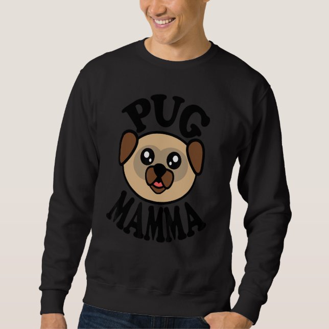 Moletom Pug   Pug Mamma (Frente)